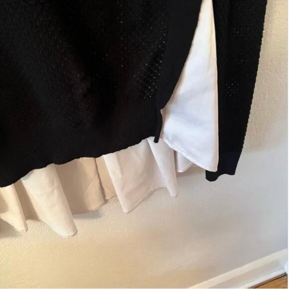 Anthropologie Current Air V Neck Tipped Knit Layered Sweater - Picture 6 of 6